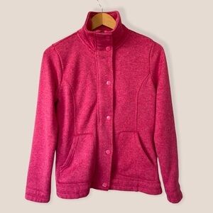 JESSICA Pink Button Up Sweater